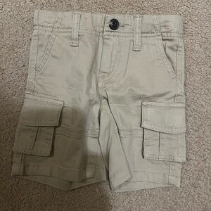 Kids Tan Cargo Shorts
